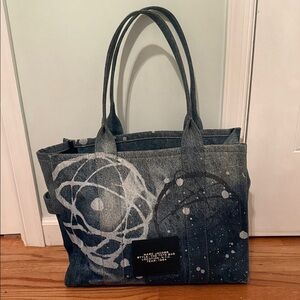 Marc Jacobs x Futura one of a kind Denim Tote - large